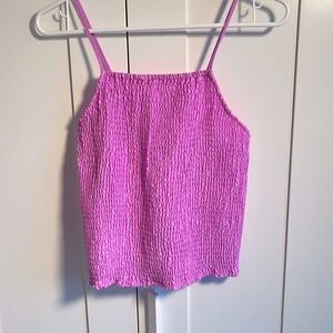 A New Day- pink fitted tank